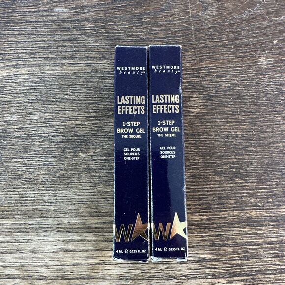 Westmore Beauty Lasting Effects 1-Step Brow Gel The Sequel 4ML Brunette (2) NEW - Picture 1 of 5